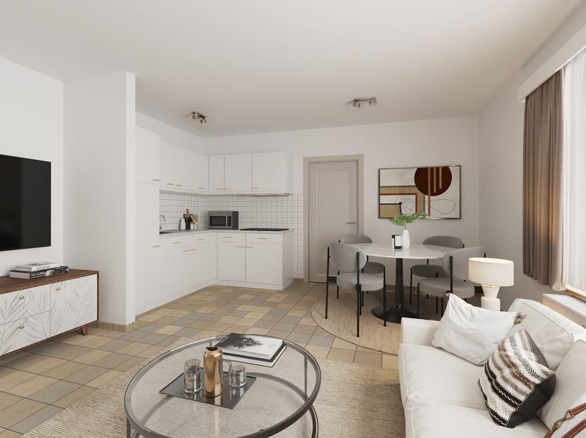 Knap appartement te Beerhoutstraat 26 bus 1 in Hasselt. Dit instapklare appartement uit 1991 biedt een geweldige kans voor zowel investeerders als sta