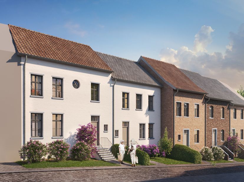 Au centre du village pittoresque de Gooik, une commune rurale du Pajottenland vallonné, Unicas réalise ce projet résidentiel en parfaite harmonie avec