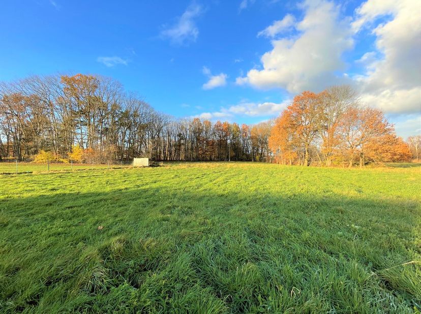 Ruim achterliggend perceel weiland&lt;br /&gt;
Perceeloppervlakte: 8661 m²&lt;br /&gt;
Perceelsbreedte: +- 55 m&lt;br /&gt;
Oriëntatie: Noord&lt;br /&gt;
Toegang aan de Veldo