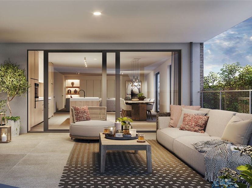 Bijzonder ruim en hoogwaardig afgewerkt appartement met 3 slaapkamers&lt;br /&gt;
Ontdek dit moderne nieuwbouwappartement met 3 ruime slaapkamers, perfect v