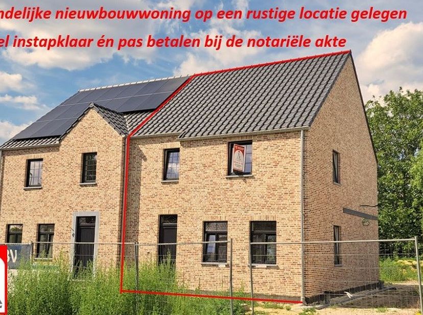 Een nieuwbouwwoning op maat, zonder kopzorgen ?&lt;br /&gt;
Kies zelf de afwerking, geniet van een snelle oplevering én betaal pas bij de notariële akte.&lt;br