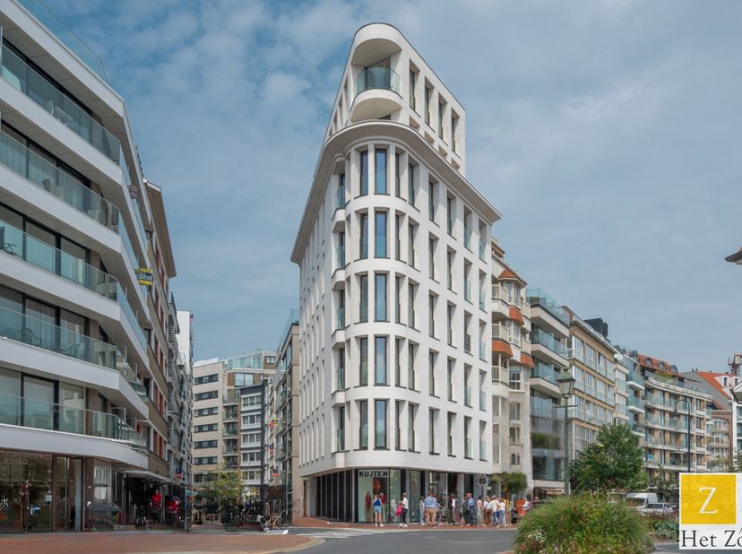 Op de tweede verdieping van de exclusieve residentie Triangle Vert, een gebouw geïnspireerd op de iconische Flat Iron in New York, vindt u dit uitzond