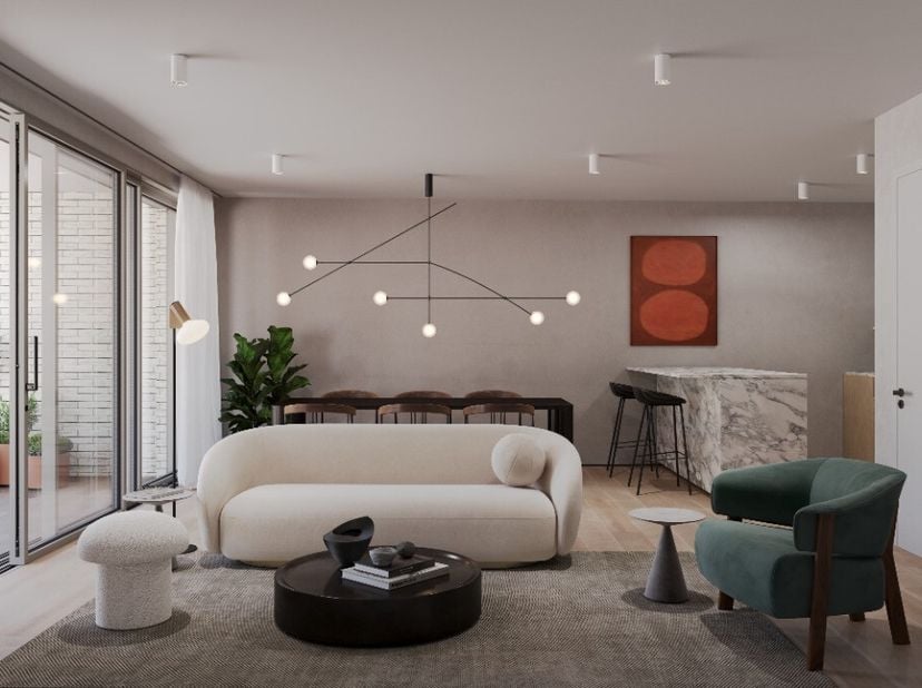 Dit prachtige nieuwbouwappartement met 1 slaapkamer, is gelegen in het groene en autoluwe project &#039;De Brouwerij&#039;, in het centrum van Hoogstraten. Inde