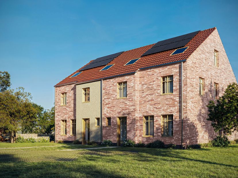 In het hart van het geliefde Haasrode, op een strategische locatie, vinden we deze prachtig nieuw te bouwen halfopen woning terug. Gelegen op een roya