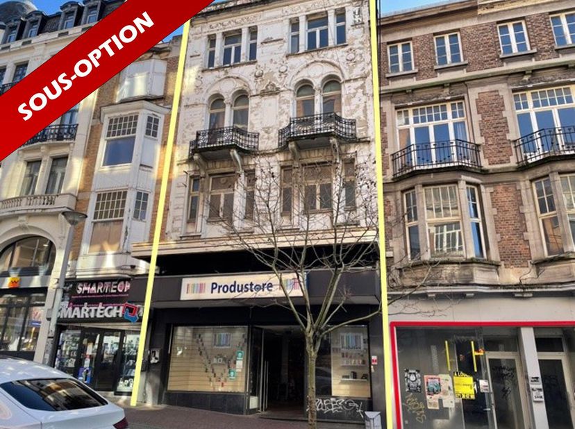 VASTE IMMEUBLE COMMERCIAL&lt;br /&gt;
Faire offre à partir de  40 0.000,00 € (sous réserve d&#039;acceptation du propriétaire)&lt;br /&gt;
220 m² au sol sur 4 niveaux&lt;