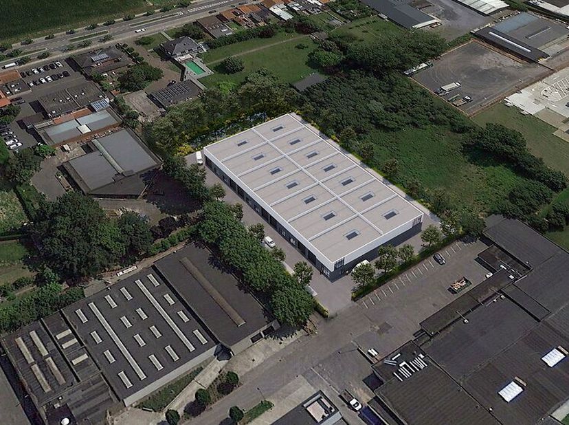 Nieuwbouw kmo unit, in project dat omvat 14 kmo gebouwen met oppervlaktes tussen 180m² en 252m². Volgens het gewestplan gelegen in zone voor ambachtel