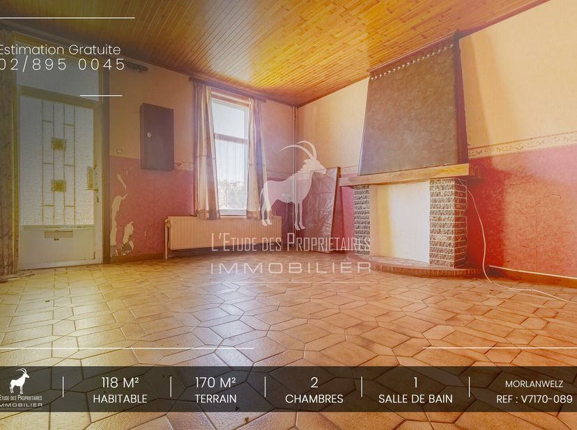 *** SOUS OPTION ***&lt;br /&gt;
Nous vous proposons cette belle maison à rénover sur MORLANWELZ à deux pas de toutes commodités.&lt;br /&gt;
Ce bien est parfait p