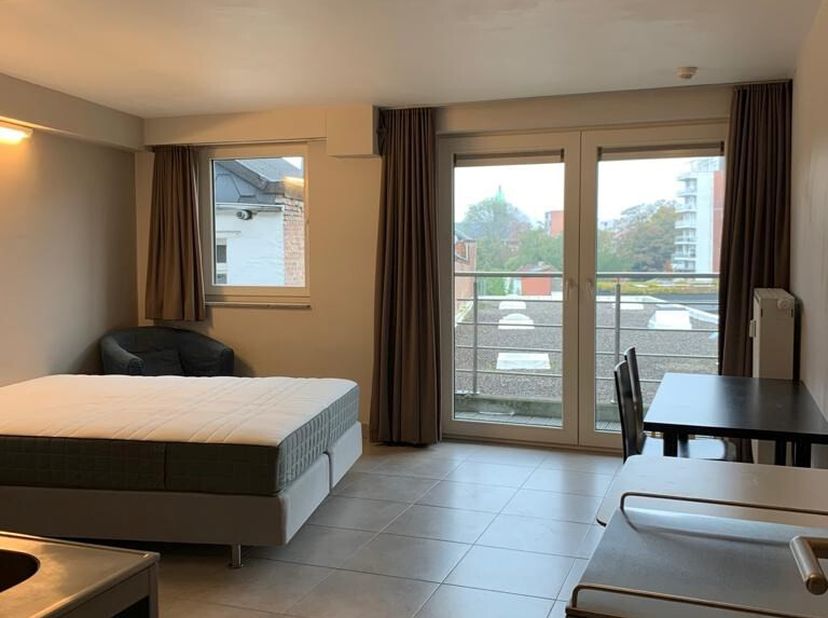 Deze prachtige bemeubelde studio is gelegen in de bruisende studentenstad Leuven, in de residentie Majstro. De studio is volledig gerenoveerd in 2017