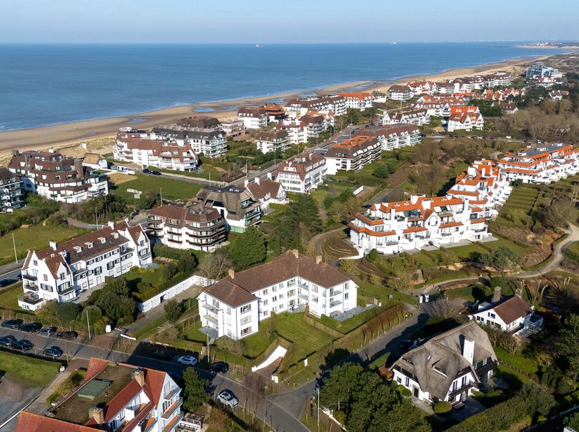 Magnifique appartement, parfaitement situé dans un cadre de villas magnifique, à seulement 150 mètres de la Digue Piétonne du Zoute.&lt;br /&gt;
Bel apparte