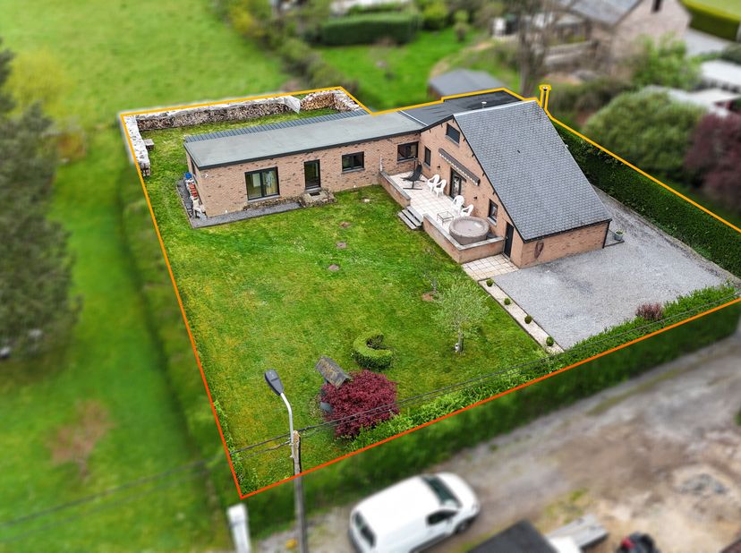 EXCLUSIVITÉ NIGEL IMMO  Bungalow 4 façades à Aywaille&lt;br /&gt;
Nigel IMMO a le plaisir de vous présenter cette superbe habitation de vacances, offrant un