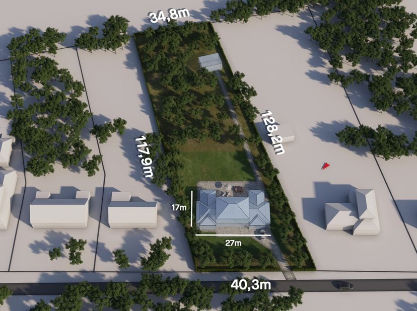 De gewestplanbestemming is woonparkgebied,&lt;br /&gt;
In het bijzonder zijn volgende voorwaarden voor bebouwing van toepassing:&lt;br /&gt;
- max. 250m²&lt;br /&gt;
-