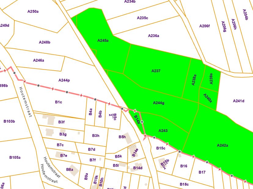 Dans la commune de Borsbeke, une section de Herzele, plusieurs magnifiques parcelles de forêt sont à vendre. Elles couvrent une superficie totale d&#039;en