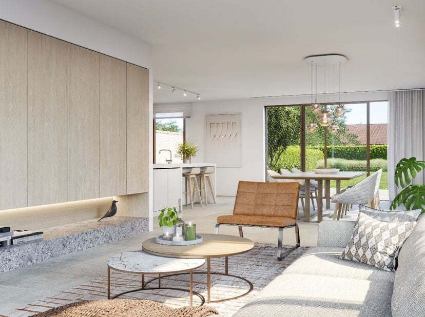Op een zeer centrale locatie, gelegen tussen Zonhoven en Hasselt, wordt binnenkort deze top afgewerkte nieuwbouw woning gerealiseerd op een perceel va