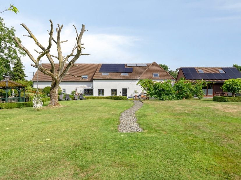 In het groene Alken, op een steenworp van Hasselt en midden in het betoverende landschap van Haspengouw, ligt deze instapklare en succesvolle B&amp;B. Een