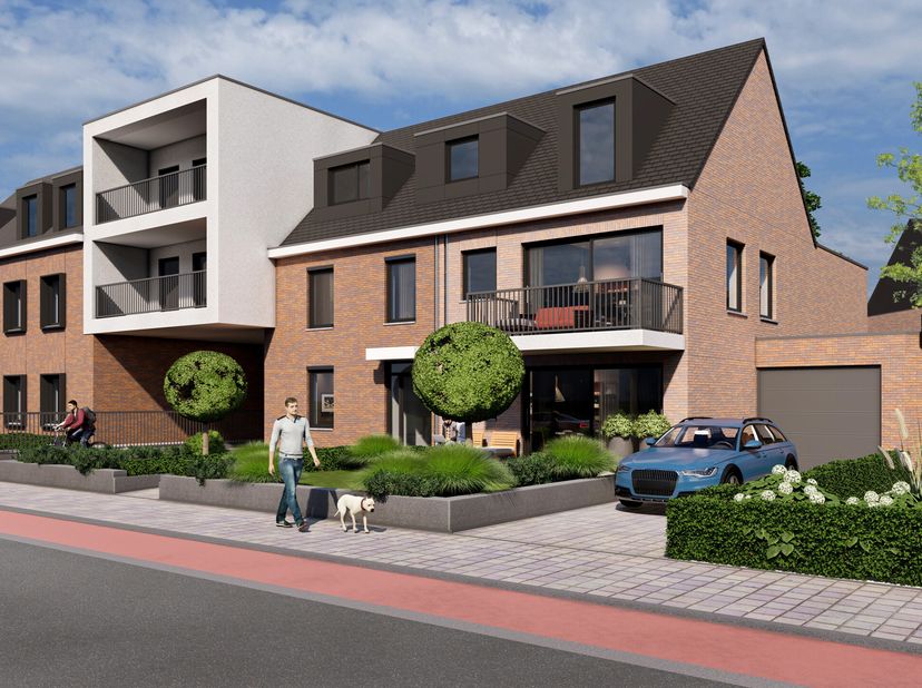 Laatste appartement op toplocatie in hartje van Nijlen.&lt;br /&gt;
Mooi penthouse met ruim terras met weids zicht. Ondergrondse garage, gemene fietsberging