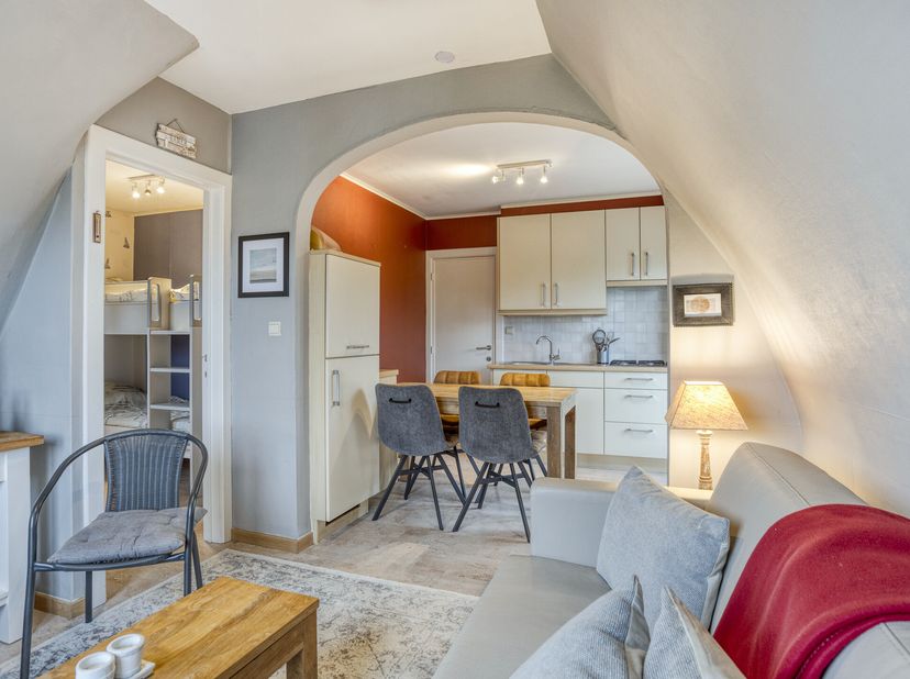 Ce charmant appartement prêt à emménager bénéficie d&#039;un emplacement privilégié à proximité de la magnifique réserve naturelle de Houtsaegerduinen et à