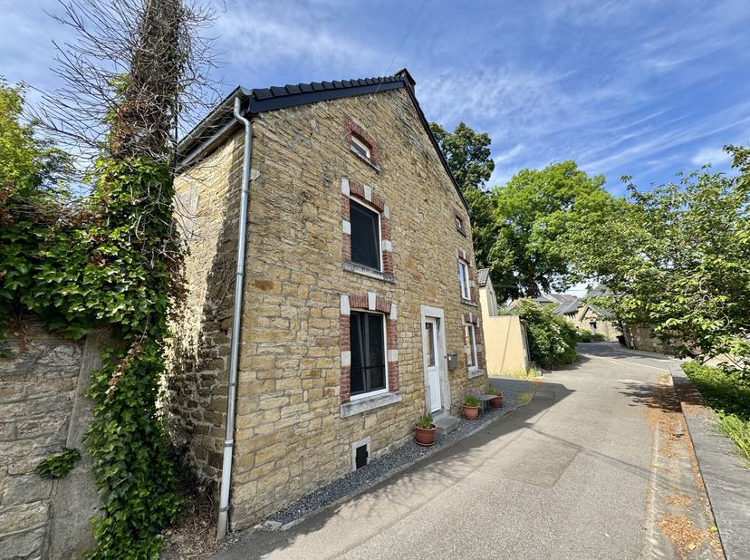 SOUS-SOL :  1 cave&lt;br /&gt;
REZ-DE-CHAUSSEE : ±38m²&lt;br /&gt;
- Hall d&#039;entrée de ±3m² sur carrelage,&lt;br /&gt;
- Cuisine de ±13m² sur vinyle avec meubles, cuisin