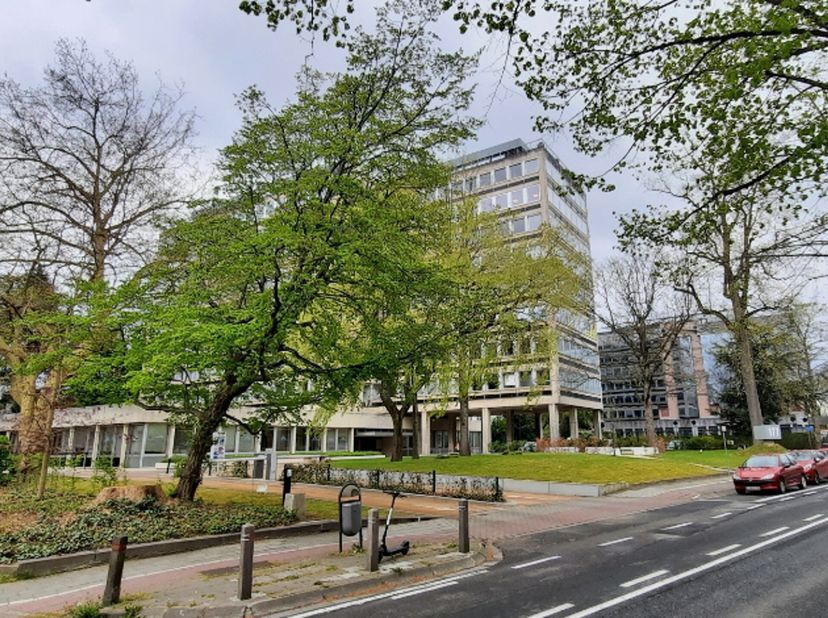 Grote kant-en-klare kantoorruimte te koop. Gelegen aan de groene Terhulpsesteenweg, geniet dit gebouw van een ideale omgeving en een goede natuurlijke
