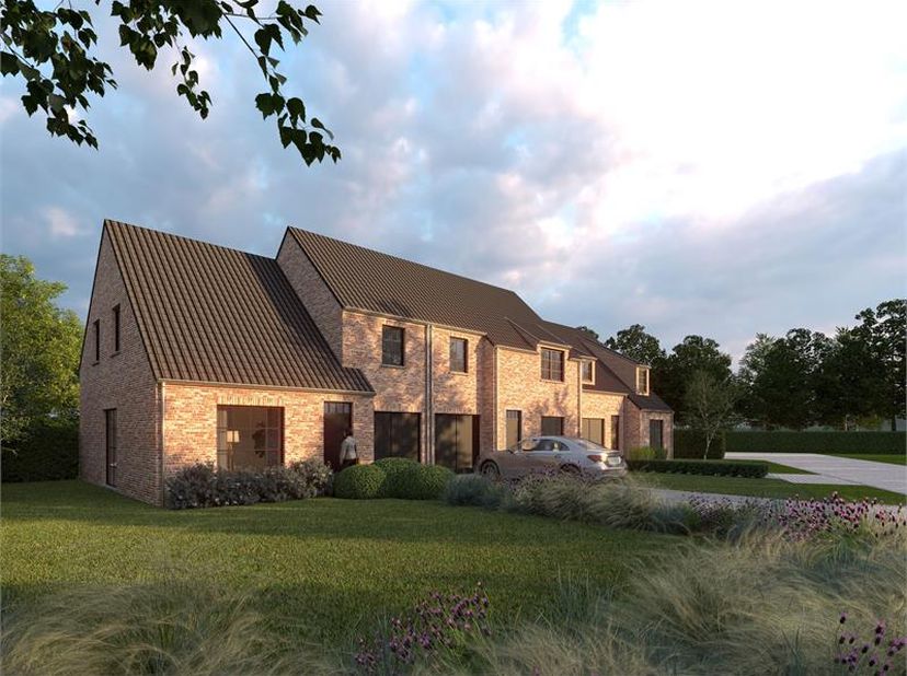 Deze charmante landelijke nieuwbouwwoning is gelegen vlakbij het centrum van Maldegem. De tuin is oostelijk georiënteerd en kijkt op de nieuw aangeleg
