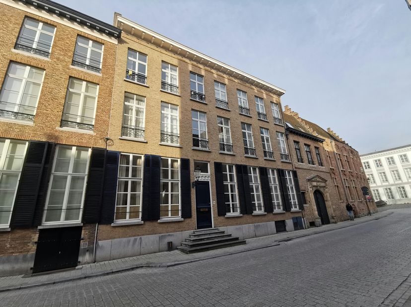 Cette chambre d&#039;étudiant avec sa propre cuisine et ses sanitaires est à vendre sur le campus Mater. Le campus est situé dans le centre de Bruges, dans