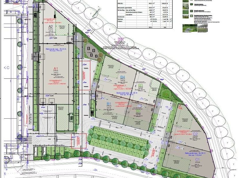 Unité PME nouvellement construite de 717 m² avec 224 m² de mezzanine à vendre. L&#039;entrepôt fait partie d&#039;un nouveau parc d&#039;activités à créer. Il est id