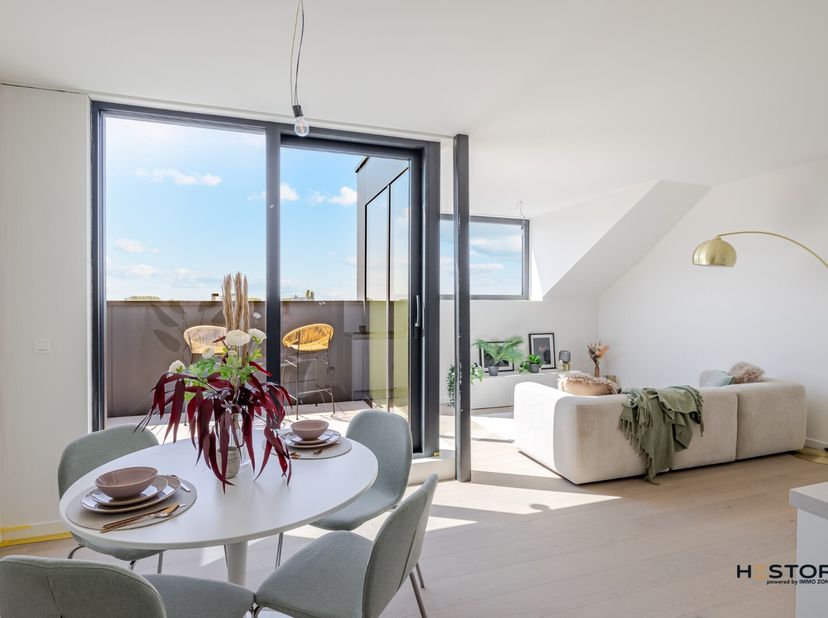 De charme van te wonen in een gebouw met de allures van een oud herenhuis? En dit in combinatie met het comfort van een nieuwbouw appartement? Deze pr