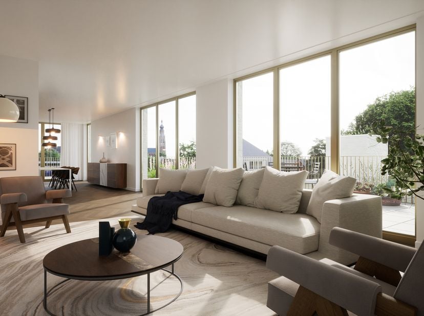 Royaal penthouse van maar liefst 163 m² te koop in het hartje van Hoogstraten, op wandel- en fietsafstand van het openbaar vervoer en verschillende wi
