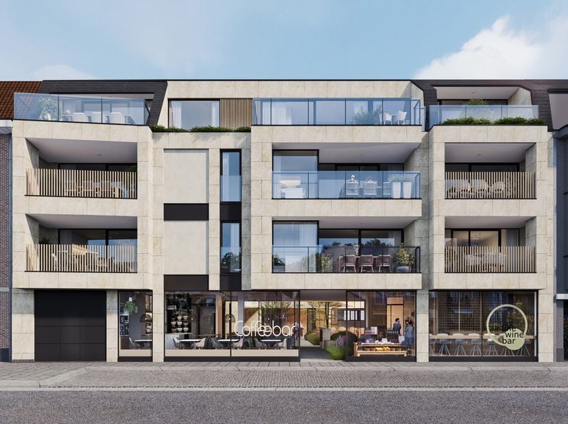 Residentie &quot;Pierre&quot; is ontworpen met aandacht voor ruimte, privacy en duurzaamheid.. Elk appartement is ontworpen met oog voor licht, comfort en moder