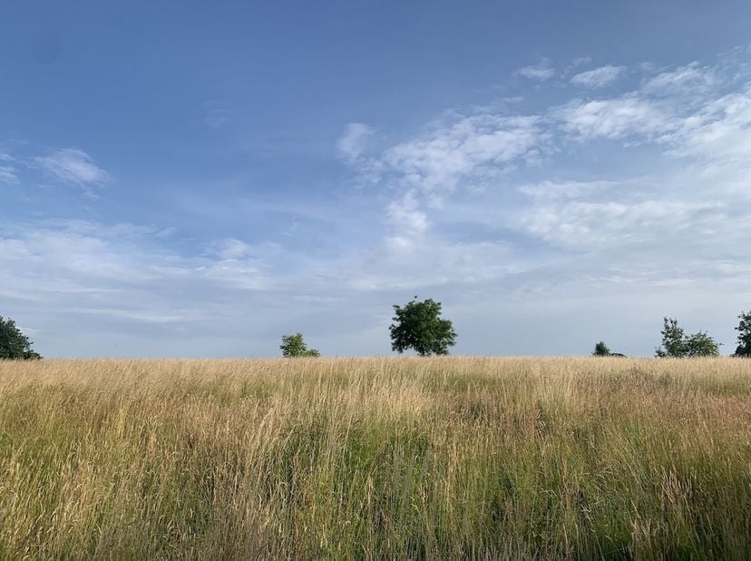 Niché au bout d&#039;une rue paisible et verdoyante, ce superbe terrain orienté plein sud offre une vue panoramique spectaculaire sur la campagne environna