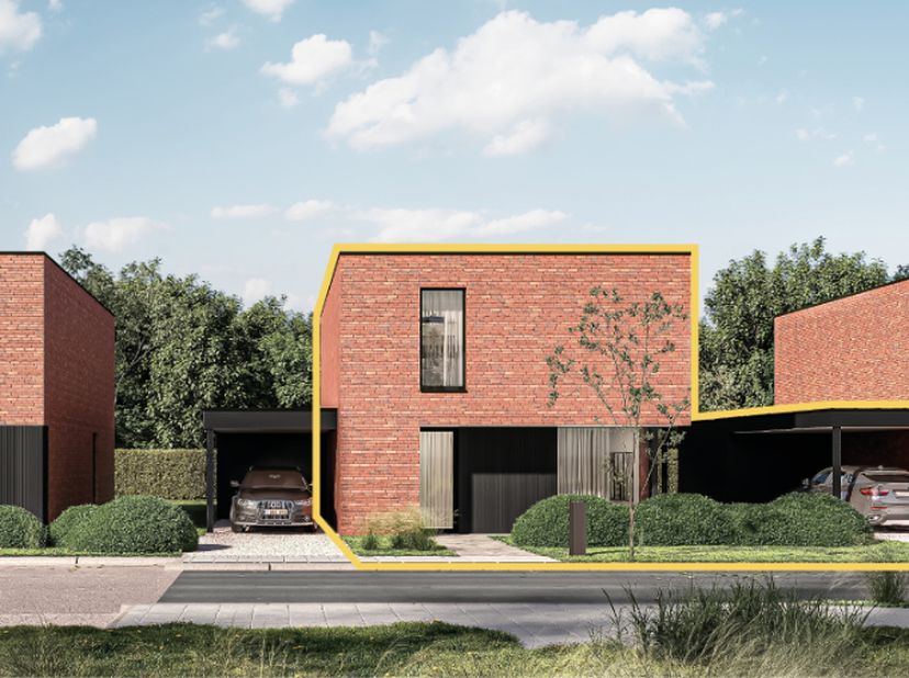 Deze stijlvolle alleenstaande woning (lot 126) op een perceel van 363 m² combineert het comfort van een open bebouwing met de betaalbaarheid van een g