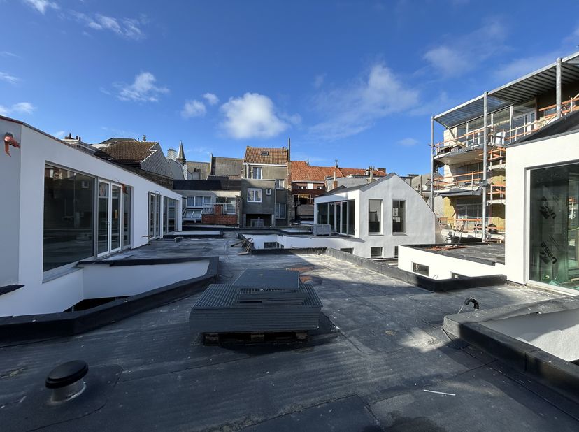 Maison à patio dans un projet de cohabitation dans l&#039;ancienne maison des jeunes de l&#039;OHK :&lt;br /&gt;
- Au rez-de-chaussée et +1&lt;br /&gt;
- Patio (13m2) au Rd