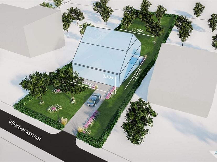 BLANDEN: Prachtig perceel grond van ruim 12 are op een zeer aangename locatie.&lt;br /&gt;
Dit perceel is gelegen in woongebied met landelijk karakter en ko