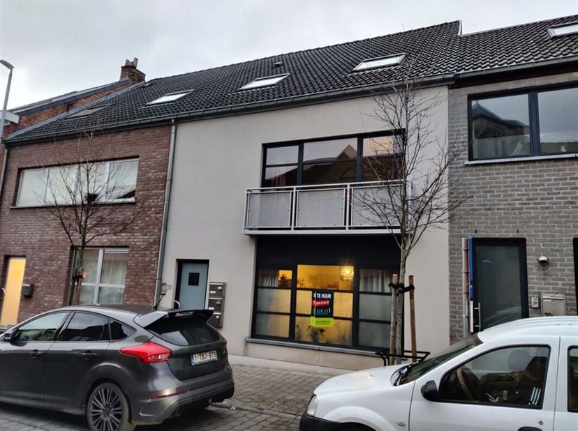 Mooi en ruim gelijkvloers appartement met terras.&lt;br /&gt;
Dit appartement ligt in het charmante centrum van Wezemaal.&lt;br /&gt;
De ruime leefruimte met zith
