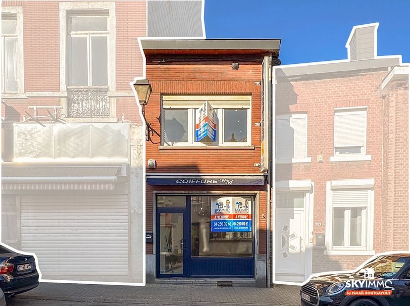 L&#039;agence SKYIMMO est ravie de vous présenter ce bien d&#039;exception, offrant une surface habitable de 85 m² ainsi qu&#039;un commerce de 26m² se compose comme