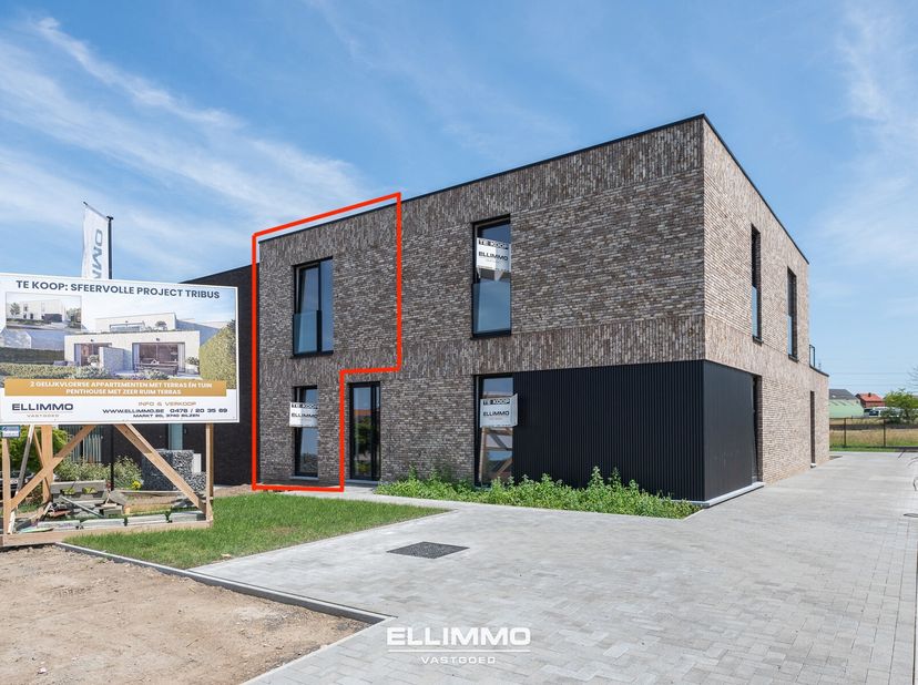 Zeer ruim duplex gelijkvloersappartement van maar liefst 117,40m2, 2 slaapkamers en een zalige tuin met terras van nog eens 56m2! en dit helemaal op h