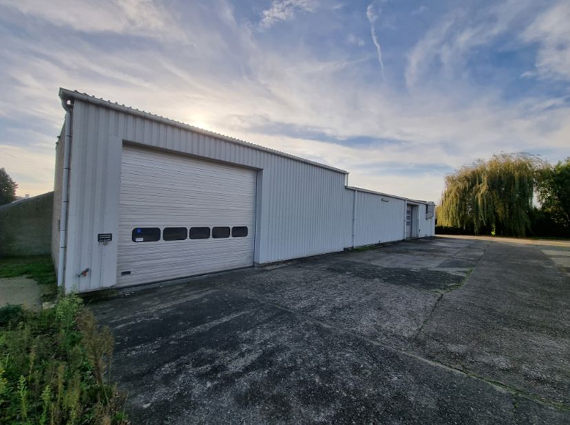 Espace de stockage à louer à Ninove, à proximité de la voie rapide entre Alost et Halle. L&#039;unité de 372 m² dispose de 1 porte sectionnelle, d&#039;une haut