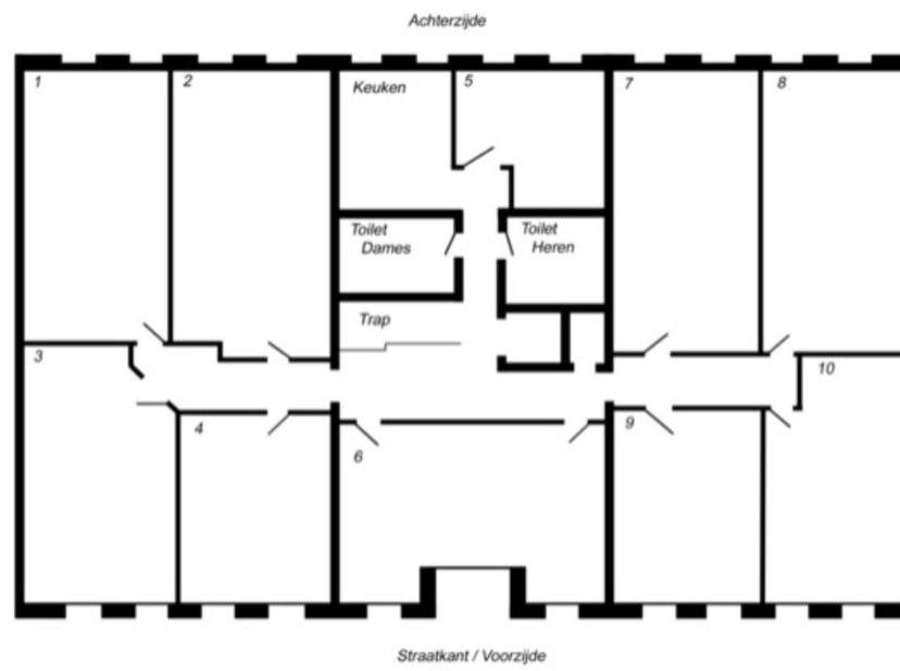 Kantoren&lt;br /&gt;
Opp.&lt;br /&gt;
Huurprijs (excl.btw/maand)&lt;br /&gt;
Voorschot kosten&lt;br /&gt;
Beschikbaarheid&lt;br /&gt;
Kantoor 4&lt;br /&gt;
21 m2&lt;br /&gt;
260,00 €&lt;br /&gt;
100