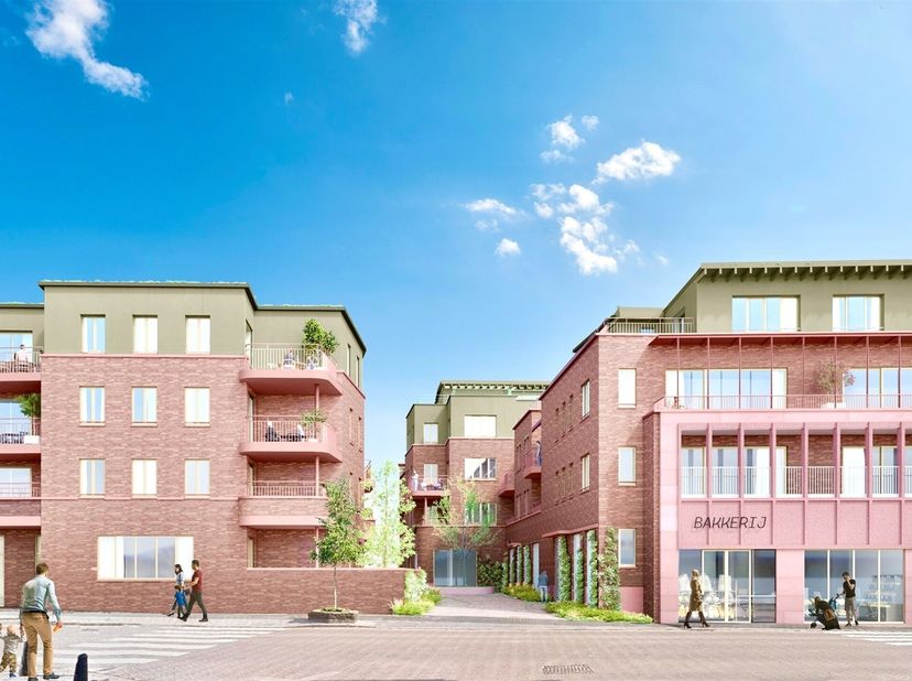 TOPGELEGEN charmant energiezuinig project aan en met ZICHT op de GROTE MARKT van RONSE. UNIEKE KANS om pal in het CENTRUM te wonen, op wandelafstand v