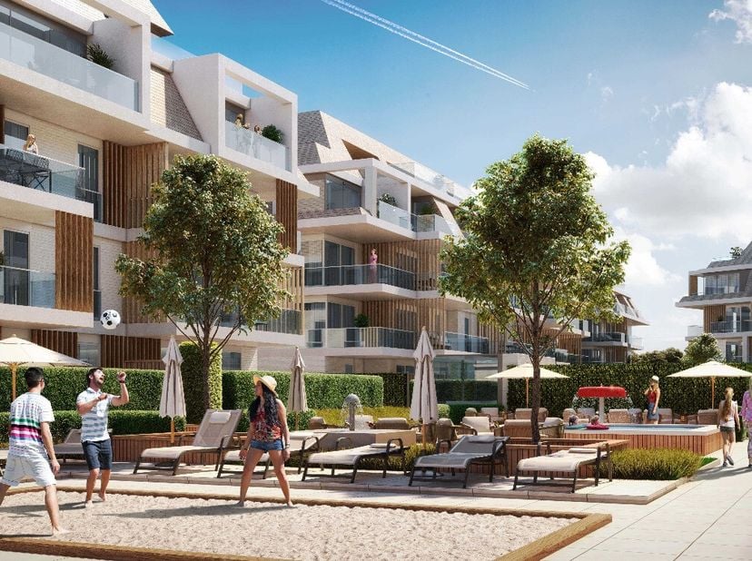 Ruim appartement met twee slaapkamers op de tweede verdieping van het prestigieuze nieuwbouwproject Sailor&#039;s Park 4 - Villa Linnet. Indeling: Inkomhal