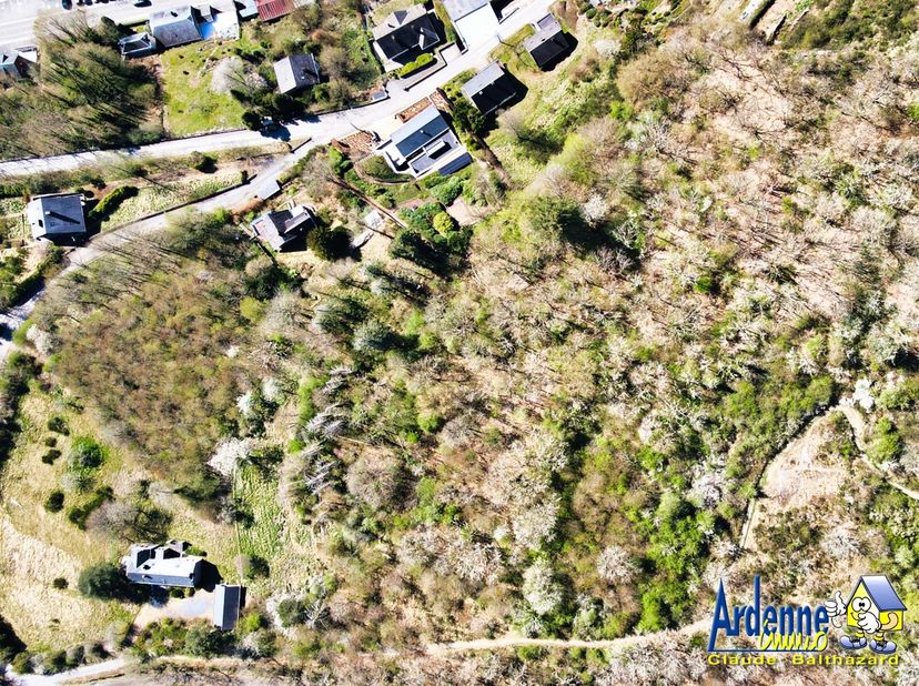 Niet-uitgeruste bouwpercelen in de heuvels boven La Roche-en-Ardenne