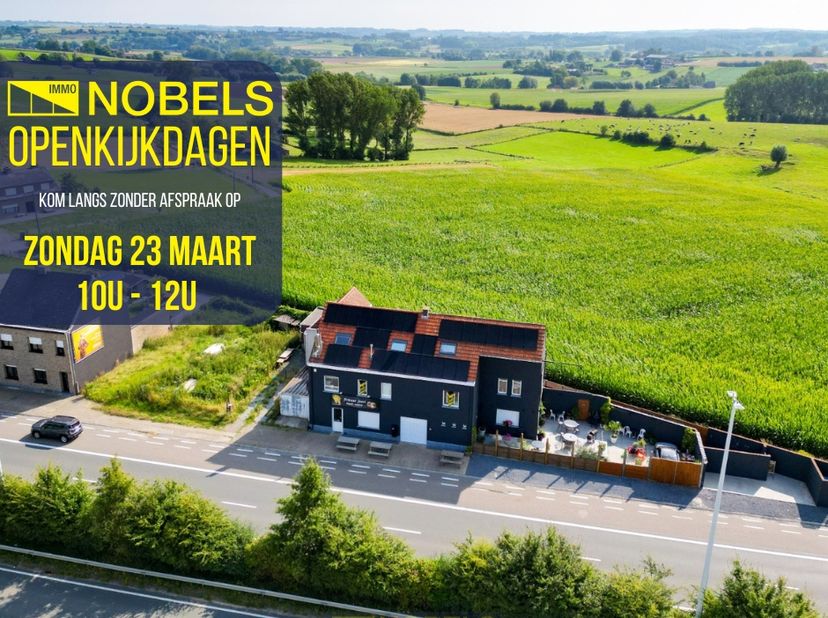 Multifunctioneel pand combineert een RUIME, INSTAPKLARE WOONST met een AANTREKKELIJKE HANDELSRUIMTE VAN 100 M², ideaal voor een winkel, kantoor of pra