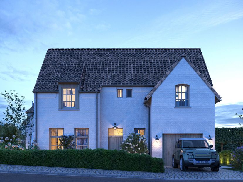 A coin de la Karenbergstraat et de la Galgestraat à Lennik, Unicas présente quatre villas classiques de style champêtre.Une histoire architecturale sp