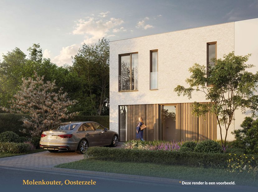Sur un terrain de 493 m², situé sur la Geraardsbergse Steenweg à Oosterzele, Unicas développe un nouveau projet résidentiel en accordant une attention
