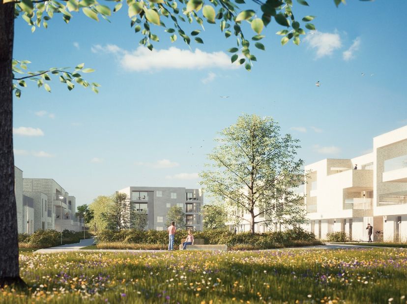 Residentie De Admiraliteit : Vivre au milieu du centre, au vert et au calme dans un quartier intérieur sur un parc sans circulation. Dans le quartier