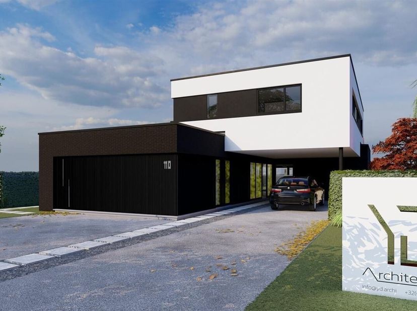 Terrain plat de 16 ares 79 ca proposant +/- 21 mètres de façade.&lt;br /&gt;
Profondeur +/- 90 mètres. &lt;br /&gt;
AVEC&lt;br /&gt;
Permis pour villa ultra moderne ACC