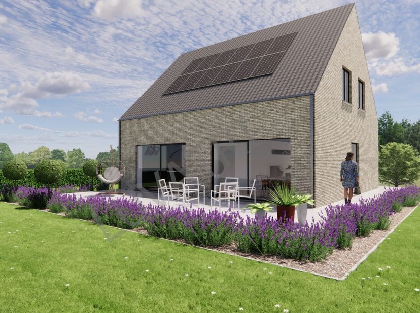 Deze nog te bouwen vrijstaande woning op een perceel van 7are 62ca nabij het centrum van Huldenberg, biedt u de unieke kans om uw droomhuis volledig z