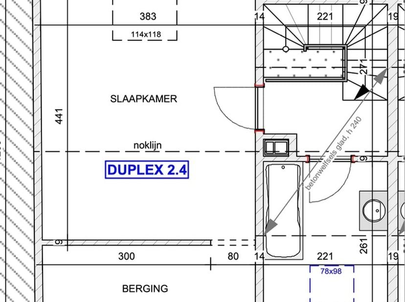 Ruim duplex appartement twee slaapkamers gelegen in de Regenboogstraat 2 te Bree op wandelafstand van het centrum.&lt;br /&gt;
Terras met zicht op groen.&lt;br